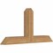 Ekena Millwork Portland Timber Gable Bracket, Western Red Cedar, 36"W x 18"H x 3 1/2"D x 3 1/2"F, 12/12 Pitch GBW036X18X0404POR00SWR - alternate 4